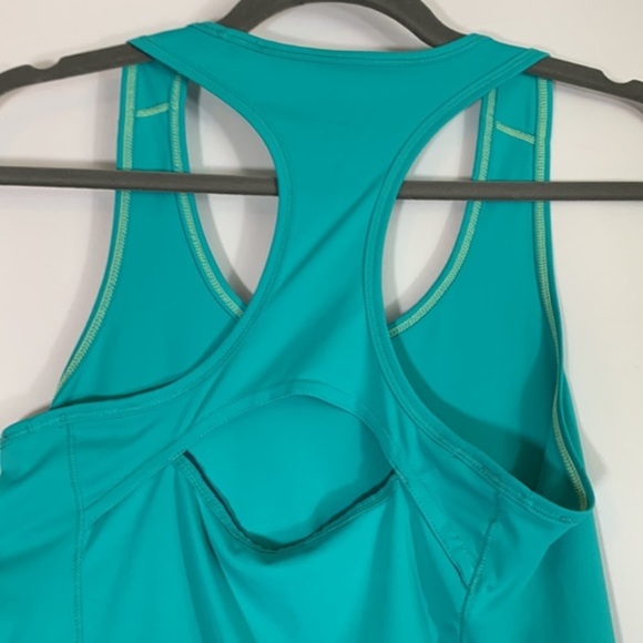 Adidas Turquoise Blue Athletic Tank Top - Picture 4 of 5